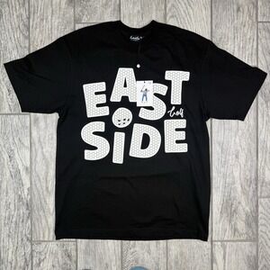 Eastside Golf Mens T Shirt Short Sleeve Black "From‎ The Heart" Logo Size M NWT